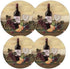 Reston Lloyd Electric Stove Burner Covers, Set of 4, Wine and Vines All-Over Pattern